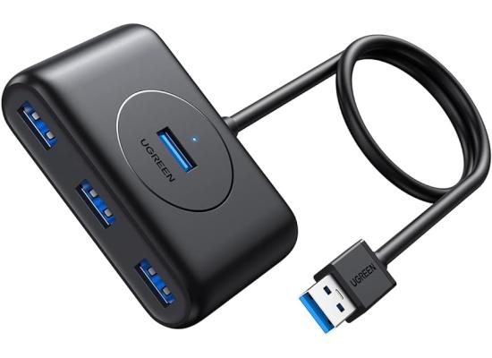 UGREEN USB 3.0 Hub with 1M Long Cable, 4 Port USB Splitter Support 5Gbps Data Transfer